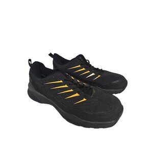 DAKOTA Men's Aluminum Toe CP 3619 Quad Comfort Work Shoes Black/Yellow Size 12M